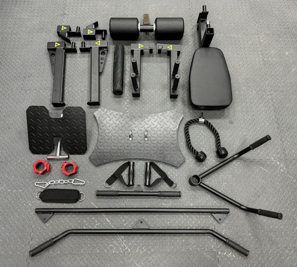 Силовой комплекс на базе Машины Смита StrongPeople MS80 Black